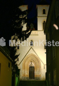 Graz_Leechkirche bei Nacht_Irmgard Kellner.jpg