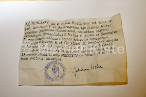 Reliquien im Augustinum Graz-1997