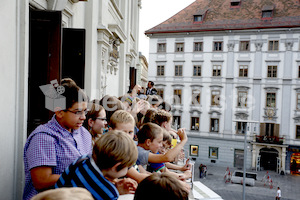 Ministranten beim Grazer  Bürgermeister Nagl 