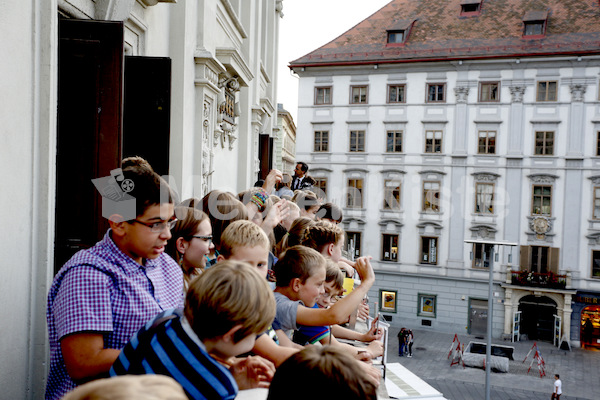 Ministranten beim Grazer  Bürgermeister Nagl 